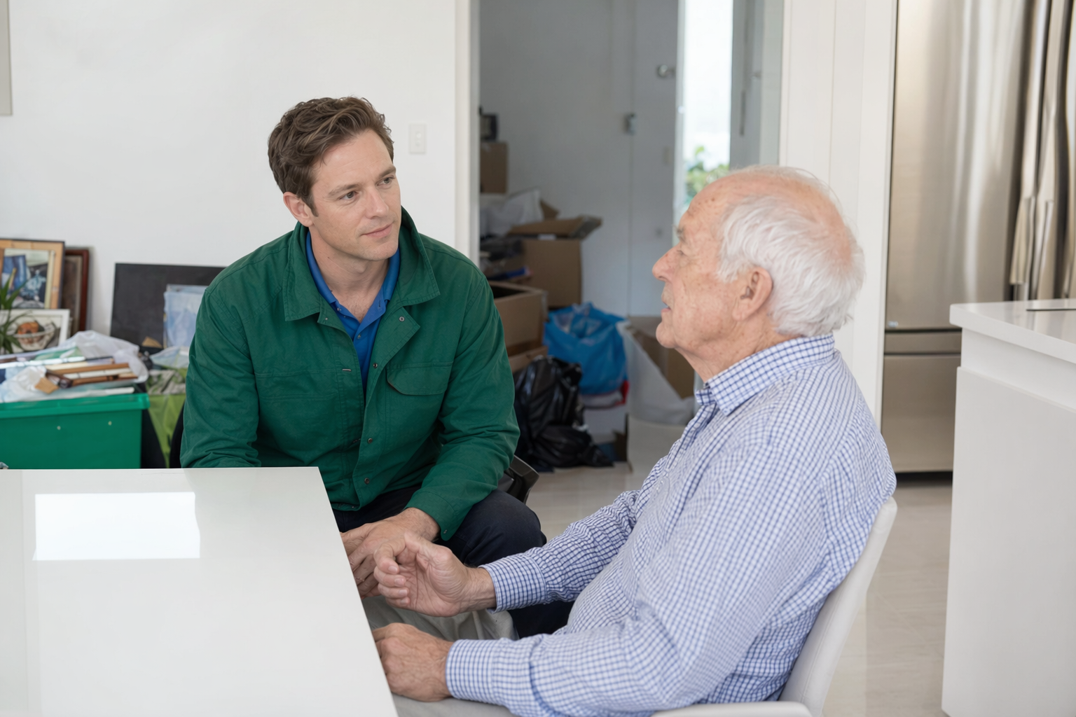 How a family cleared a parent's home while downsizing — without the overwhelm